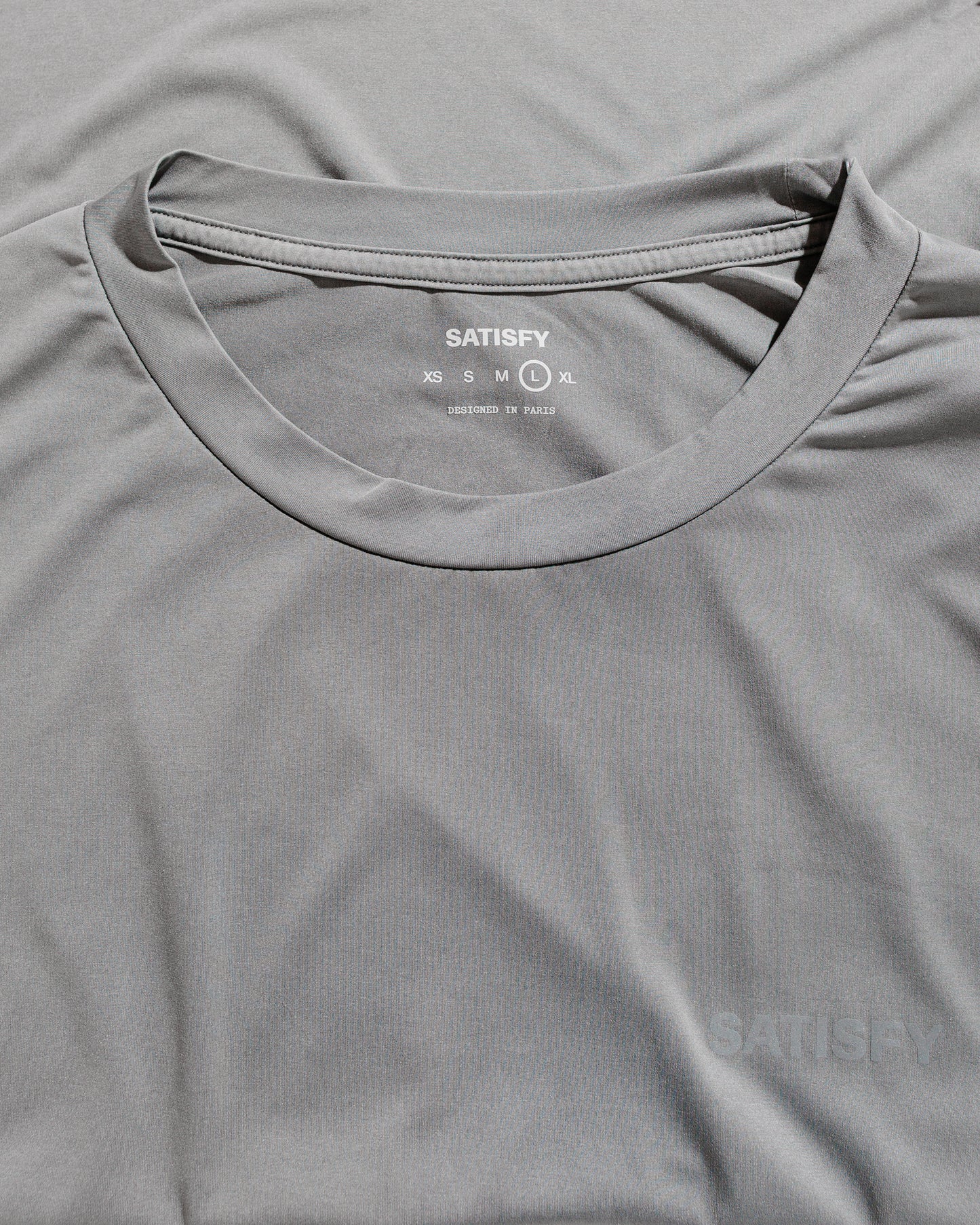 lost & found SATISFY SATISFY AuraLite Long Tee Mineral Graphite