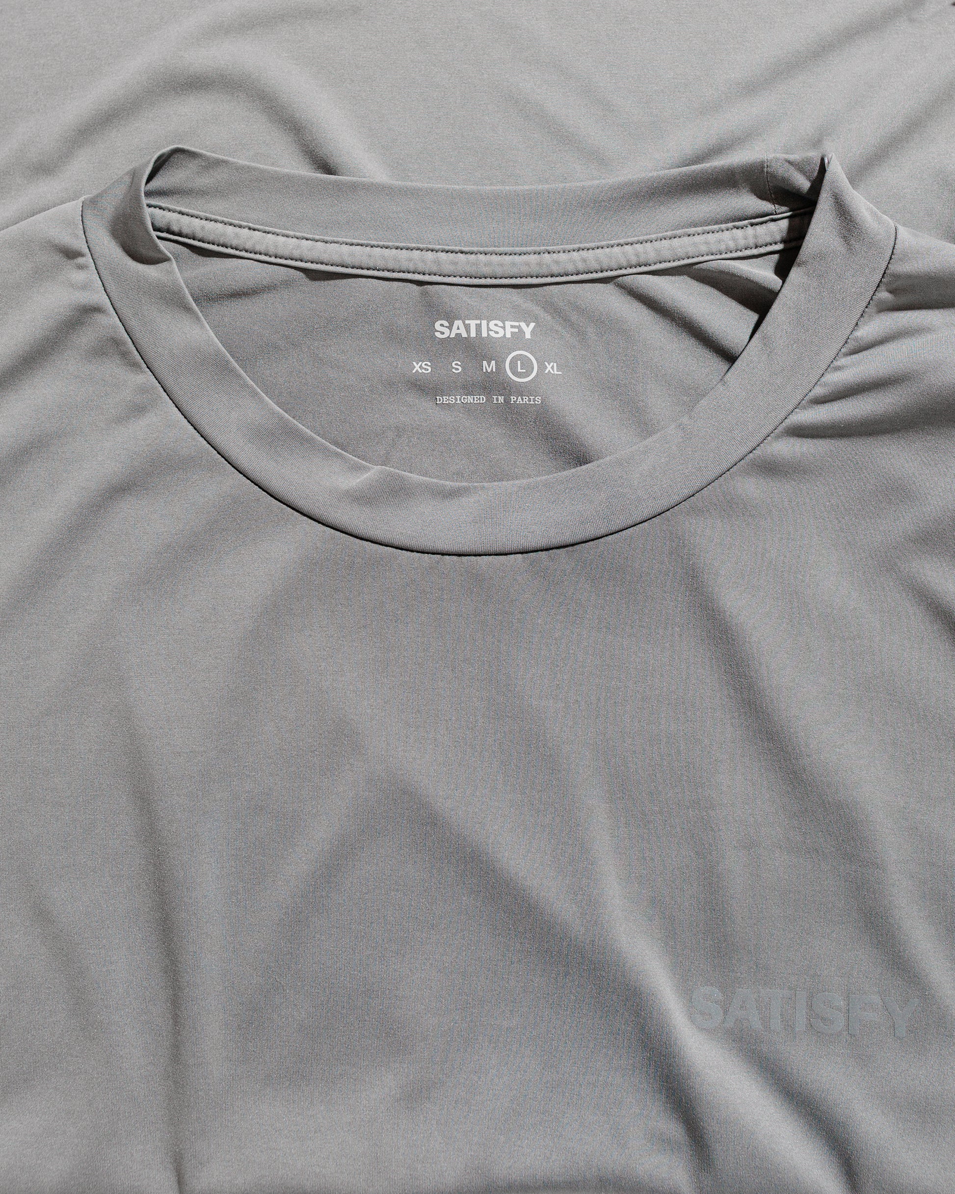 lost & found SATISFY SATISFY AuraLite Long Tee Mineral Graphite