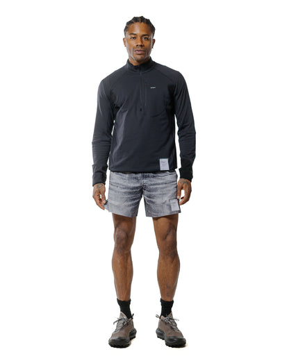 lost & found SATISFY SATISFY FuzzFleece Half-Zip Black