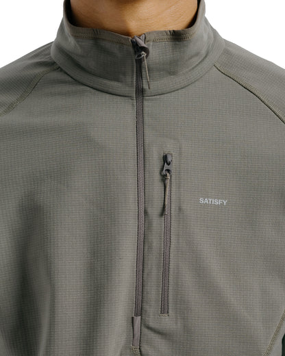 SATISFY FuzzFleece Half-Zip Dark Night SA
