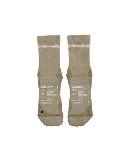 lost & found SATISFY SATISFY Merino Nylon Tube Socks Tie Dye Covert Green