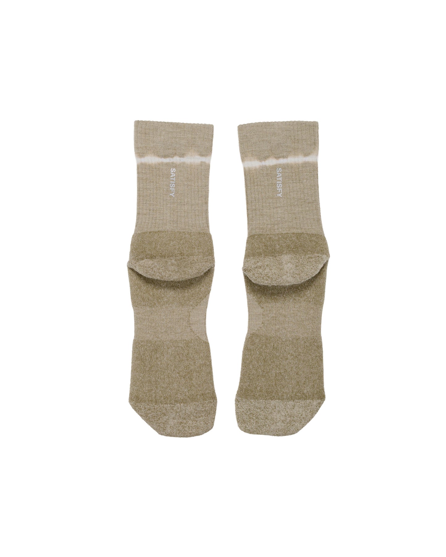 lost & found SATISFY SATISFY Merino Nylon Tube Socks Tie Dye Covert Green