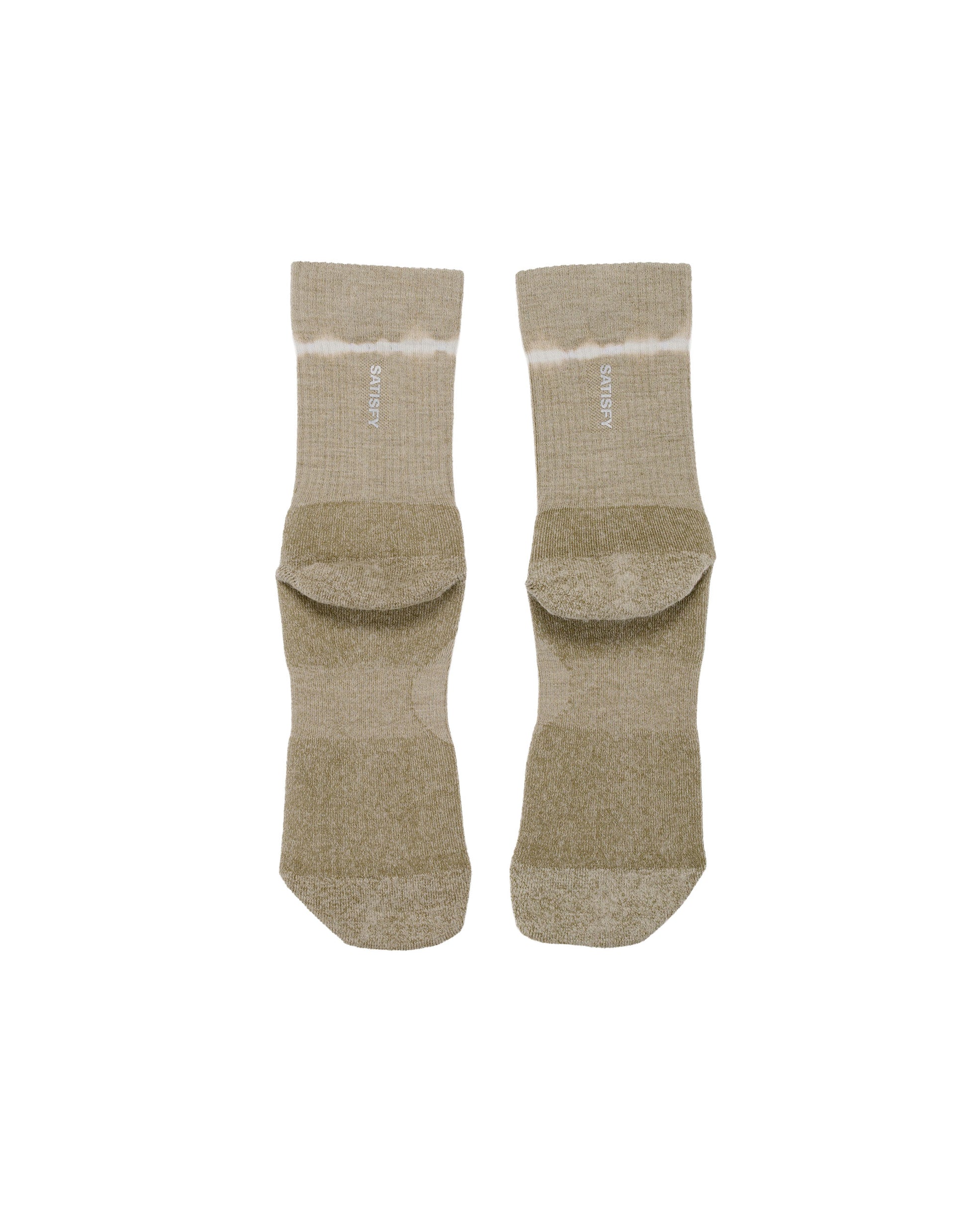 lost & found SATISFY SATISFY Merino Nylon Tube Socks Tie Dye Covert Green