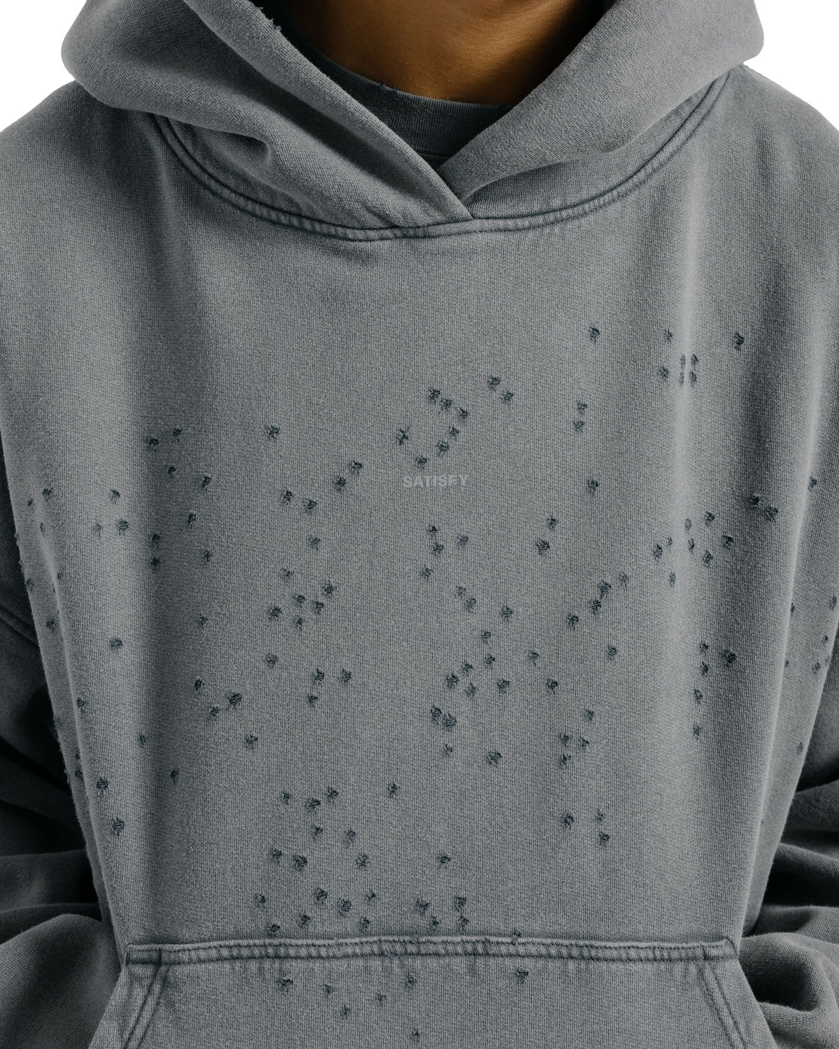 SATISFY MothTech Hoodie Faded Black