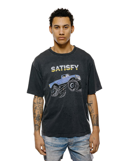 lost & found SATISFY SATISFY MothTech T-Shirt Aged Black EST5
