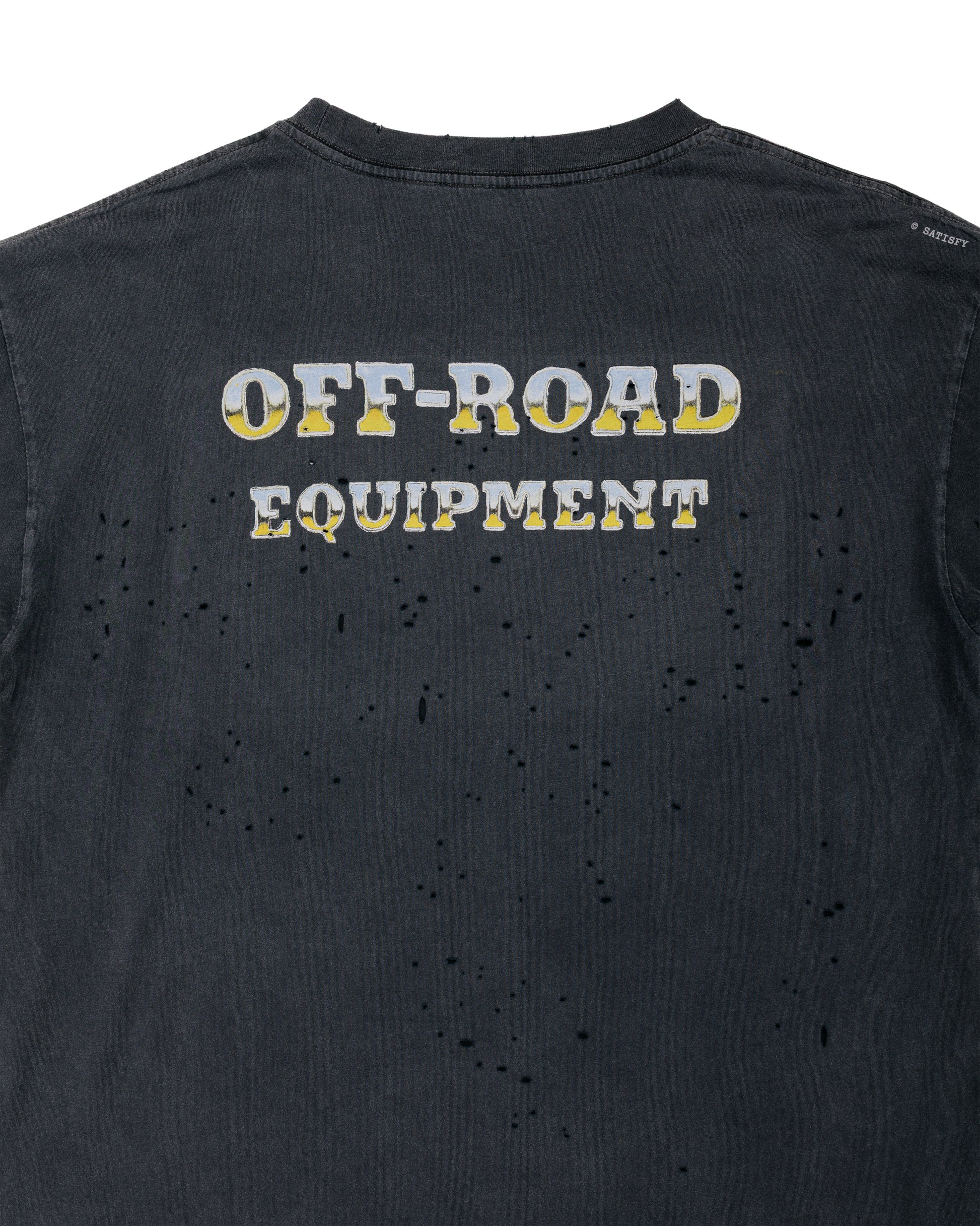 lost & found SATISFY SATISFY MothTech T-Shirt Aged Black EST5