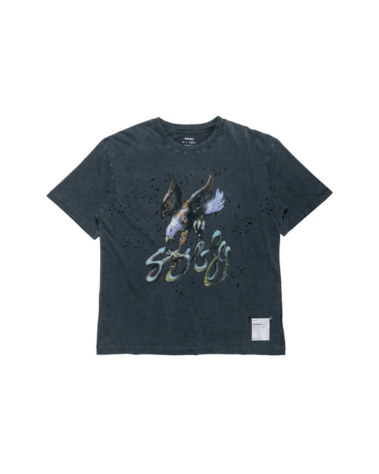 SATISFY MothTech T-Shirt Aged Black Eagle