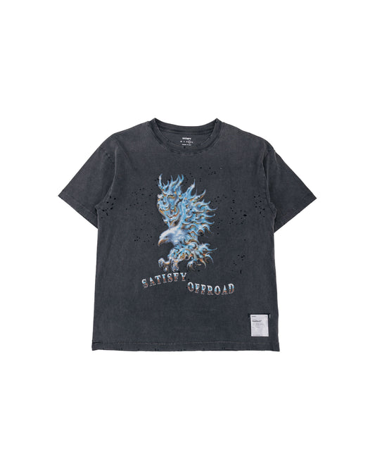 lost & found SATISFY SATISFY MothTech T-Shirt Aged Black LG4