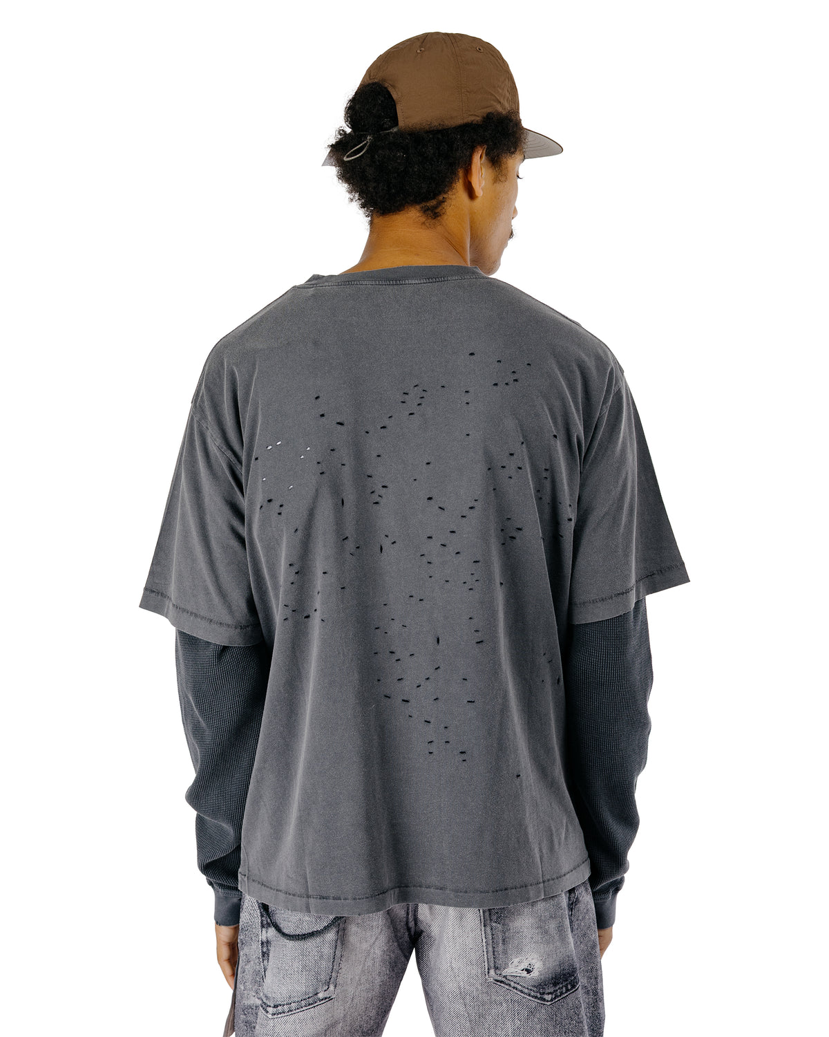 SATISFY MothTech T-Shirt Aged Black WA