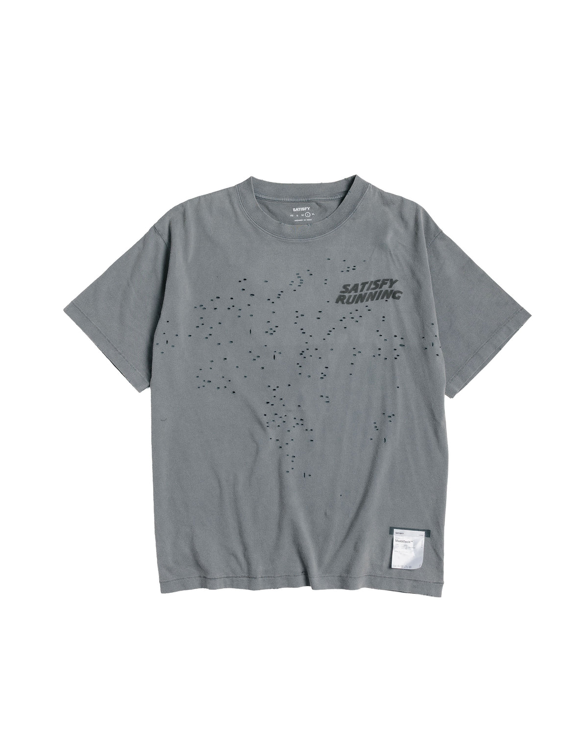 SATISFY MothTech T-Shirt Faded Black WA