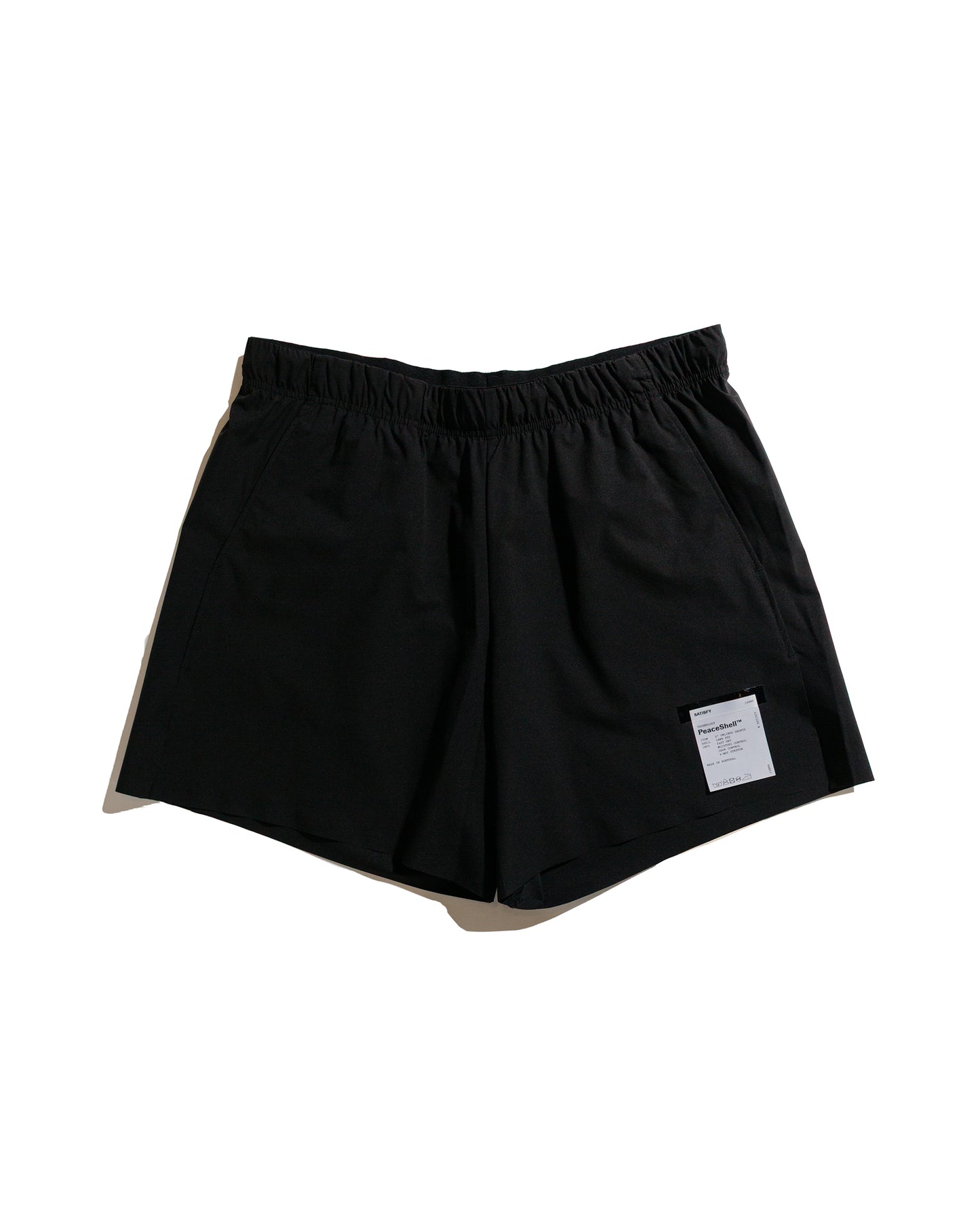 lost & found SATISFY SATISFY PeaceShell 5" Unlined Shorts Black