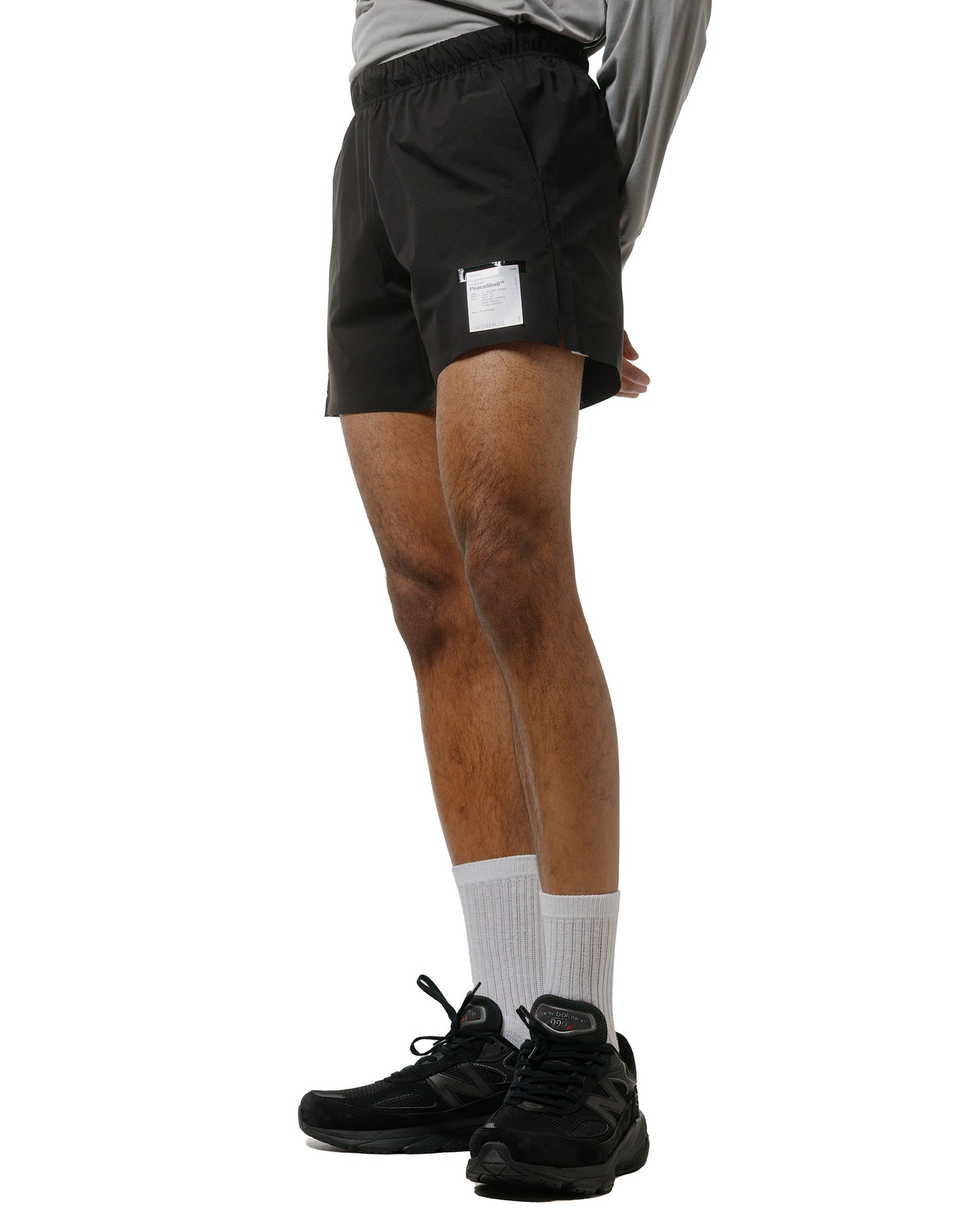 lost & found SATISFY SATISFY PeaceShell 5" Unlined Shorts Black