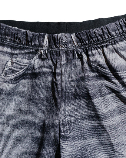 lost & found SATISFY SATISFY PeaceShell 5" Unlined Shorts Black Denim