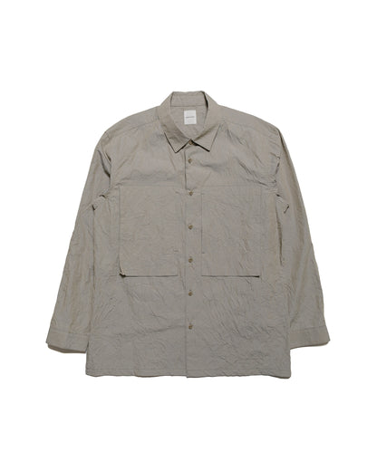 lost & found Sage de Cret Sage de Cret Cotton Typewriter Work Shirt Grey