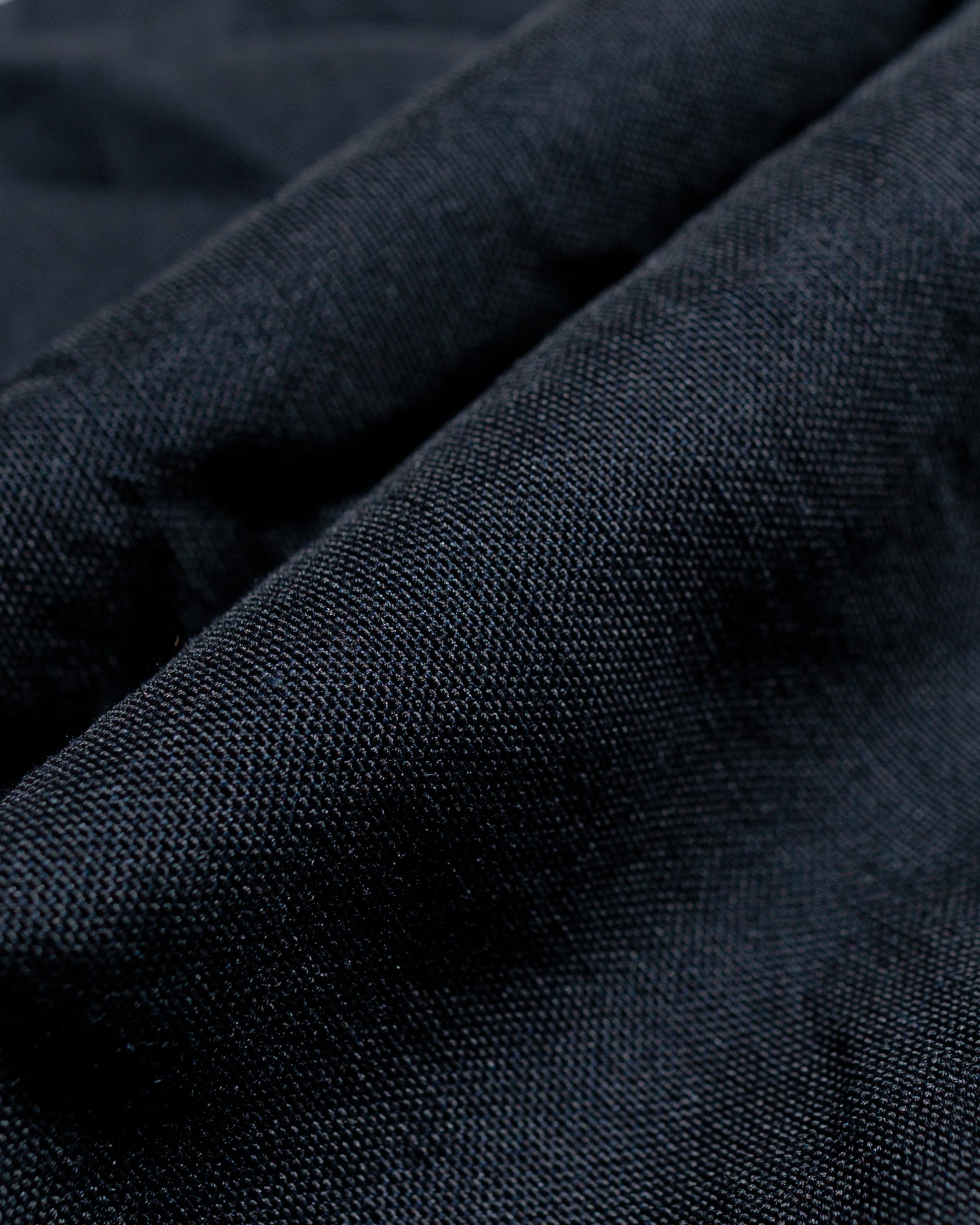 lost & found Sage de Cret Sage de Cret High Density Wool/Linen Oxford Pegtop Single Pleat Pants Navy