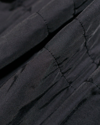 lost & found Sage de Cret Sage de Cret Nylon/Cotton Typewriter Patchwork Military Jacket Black