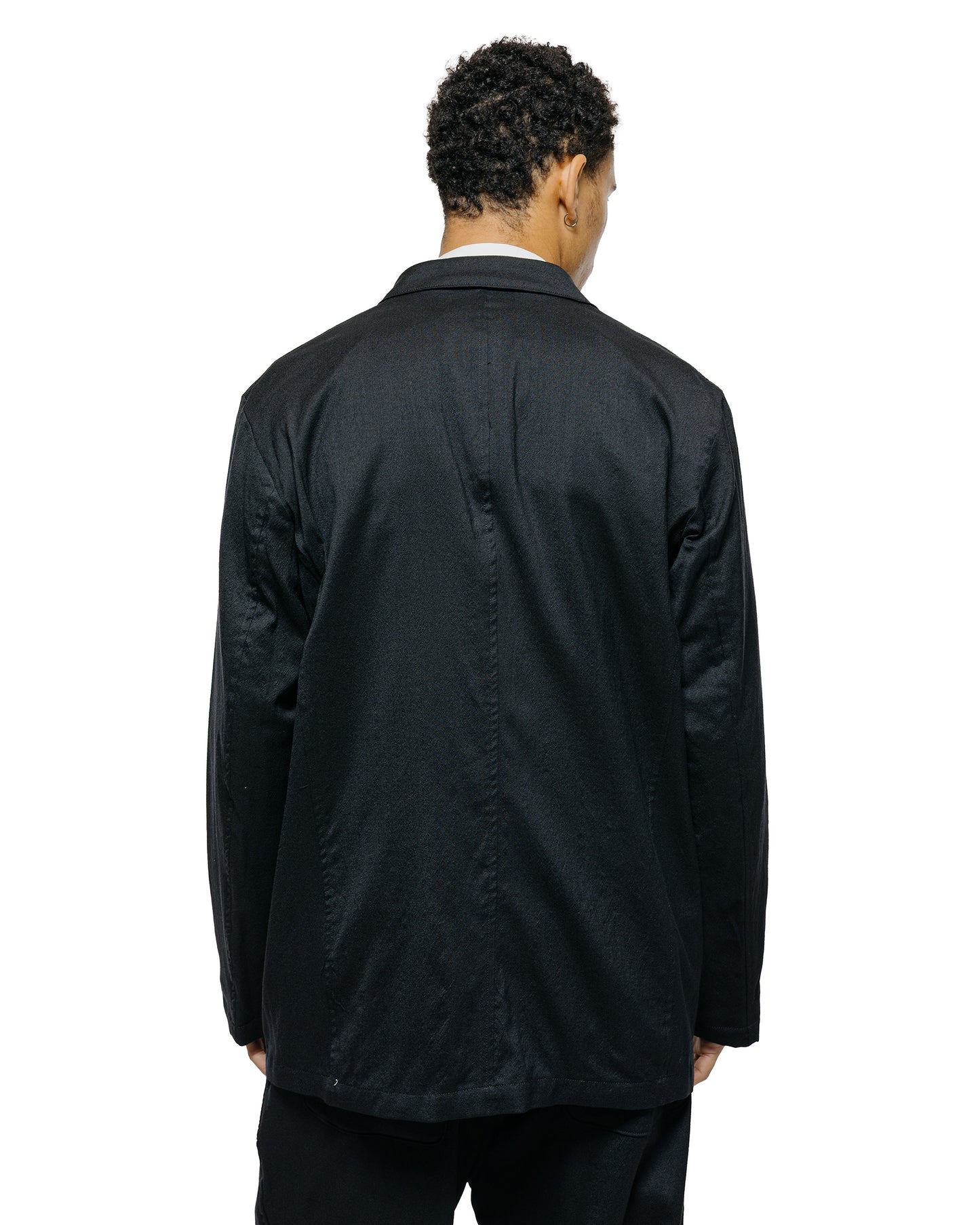 lost & found Sage de Cret Sage de Cret WO/SI Tumble Washed Peaked Lapel Jacket Black