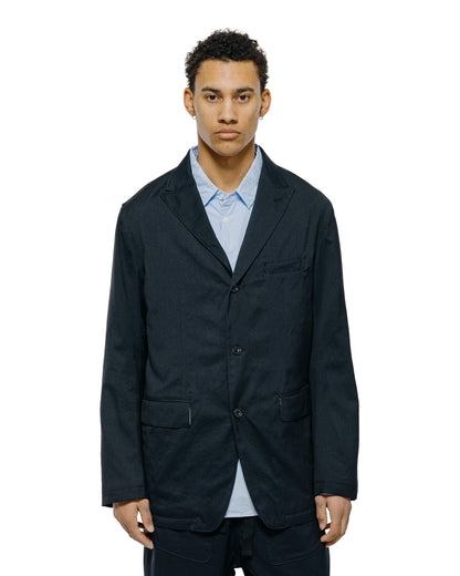 lost & found Sage de Cret Sage de Cret WO/SI Tumble Washed Peaked Lapel Jacket Navy