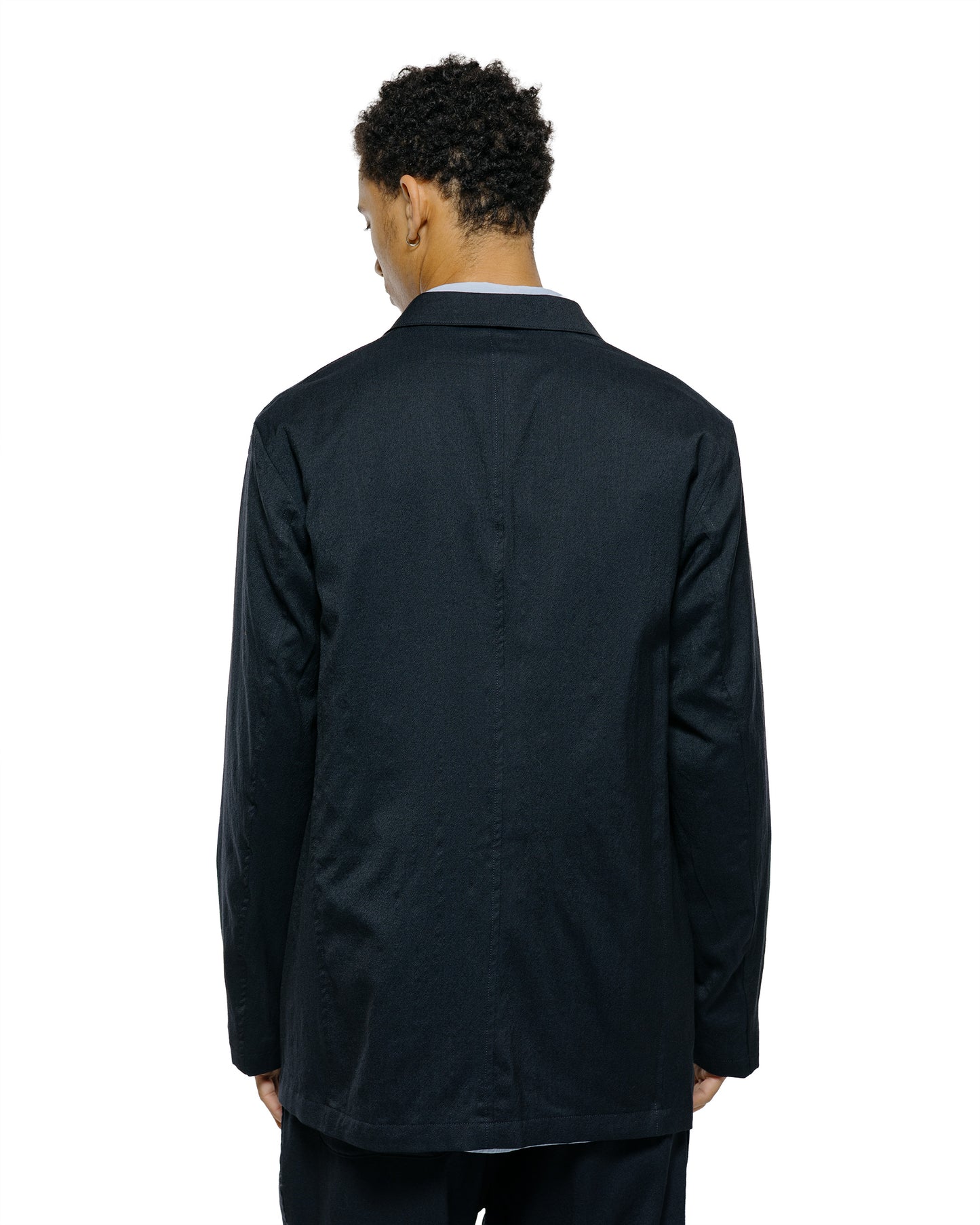 lost & found Sage de Cret Sage de Cret WO/SI Tumble Washed Peaked Lapel Jacket Navy