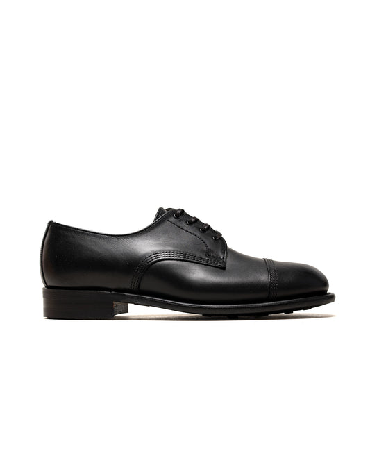 Sanders 1128BC Smooth Leather Military Derby Shoe Black