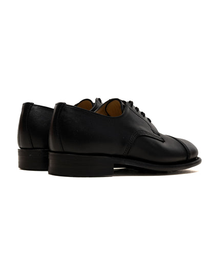 Sanders 1128BC Smooth Leather Military Derby Shoe Black