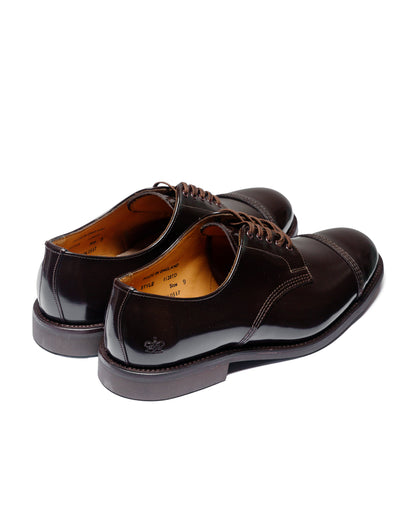 Sanders 1128TD Military Derby Shoe Ebony Brown back side