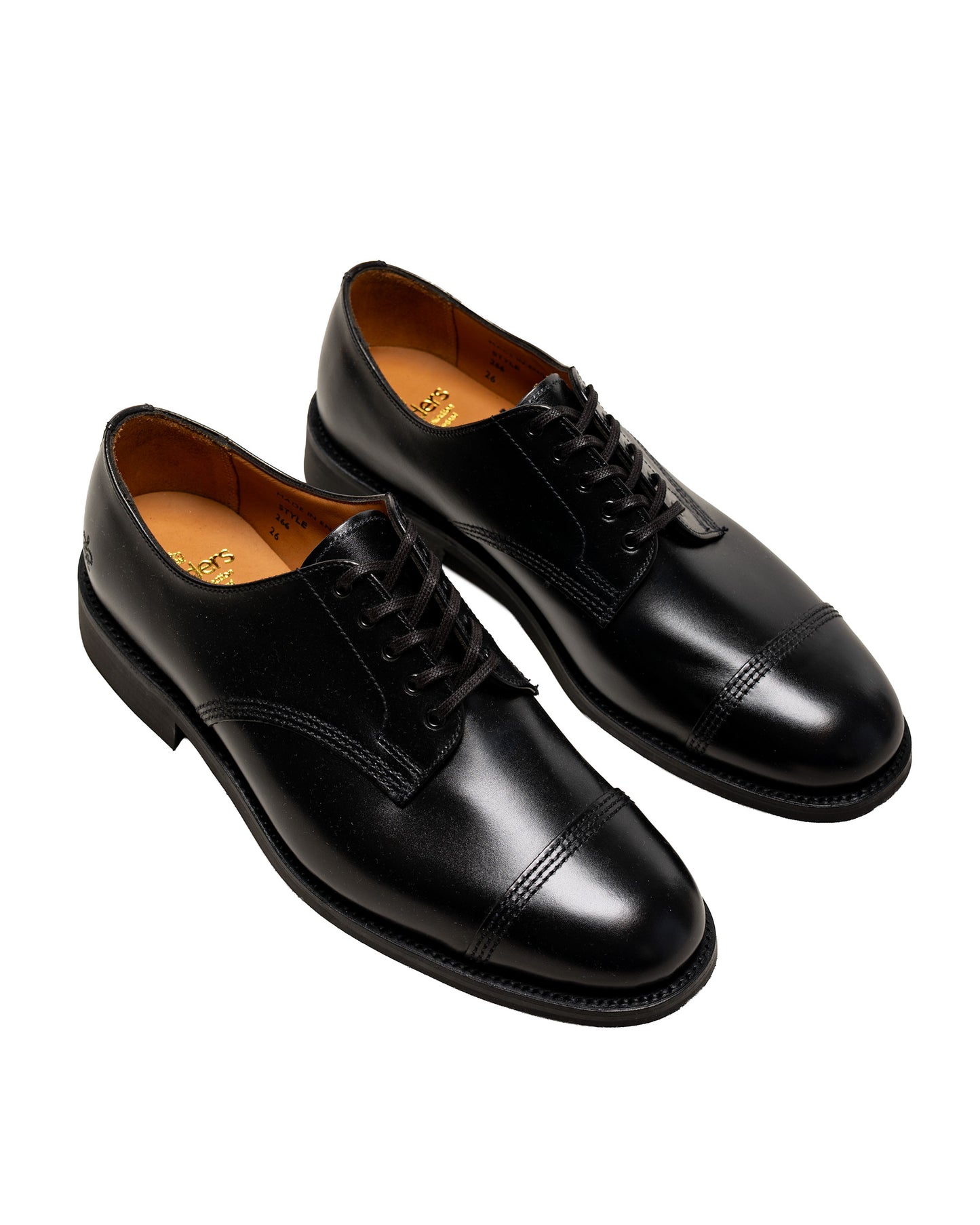 lost & found Sanders Sanders 2545BW B.G.S. Derby Shoe Black