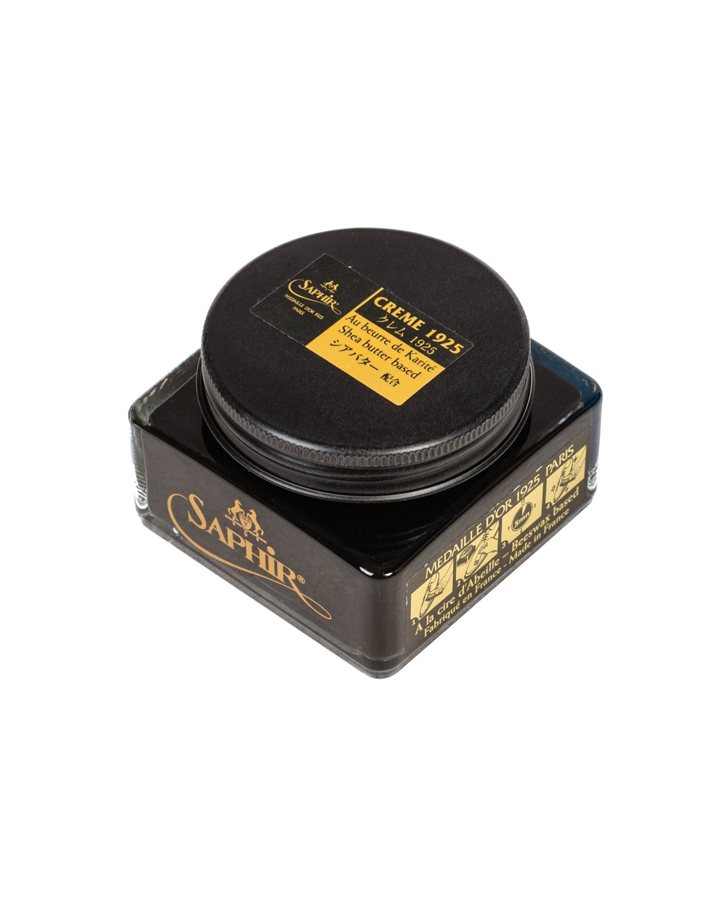lost & found Saphir Saphir Creme 1925 #01 Black