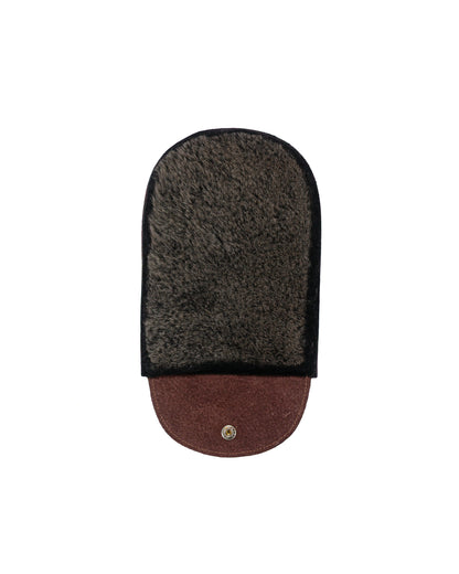 lost & found Saphir Saphir Mirror Polishing Glove Walabi Brown