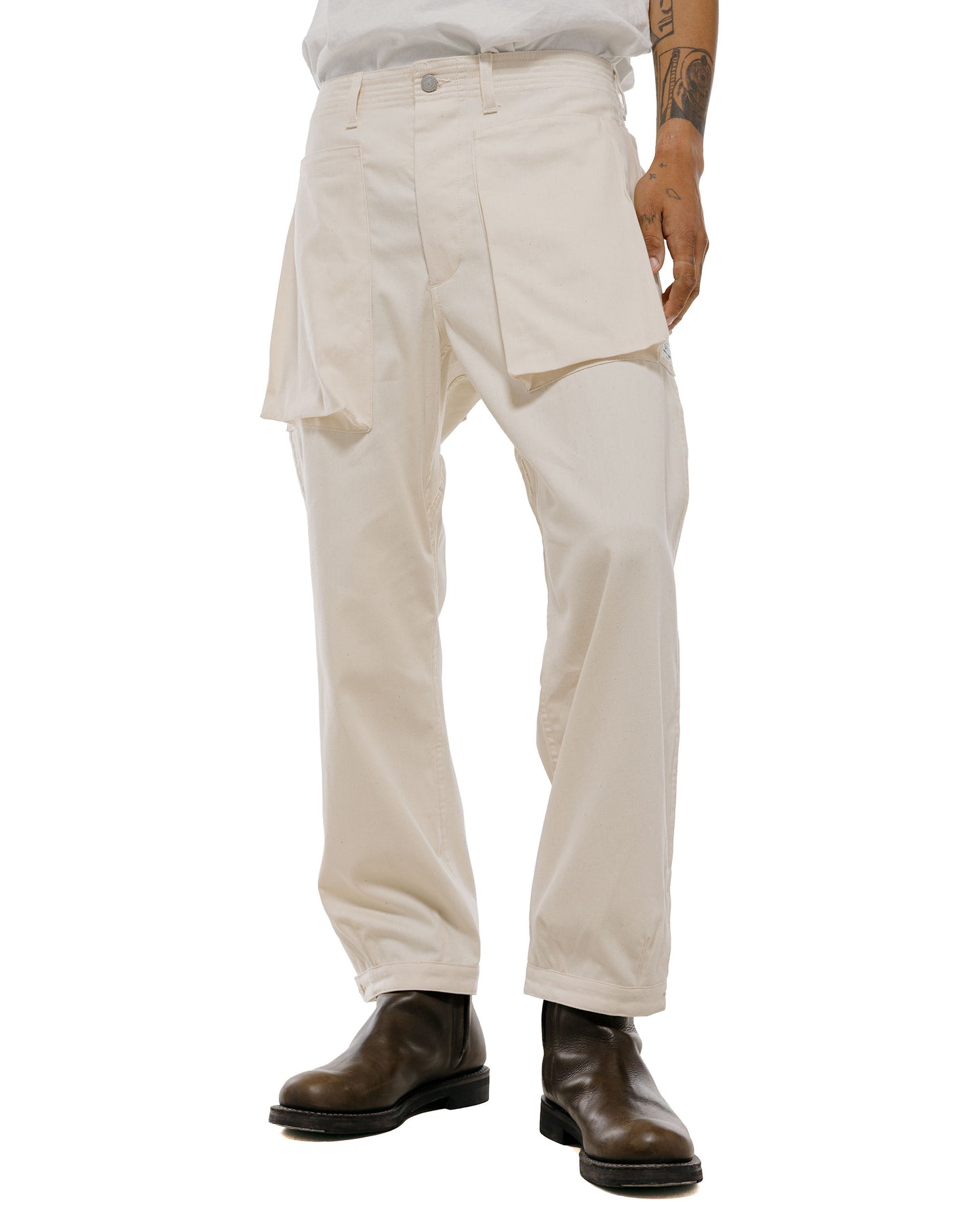 lost & found Sassafras Sassafras Digs Crew Pants 4/5 8oz Denim Natural