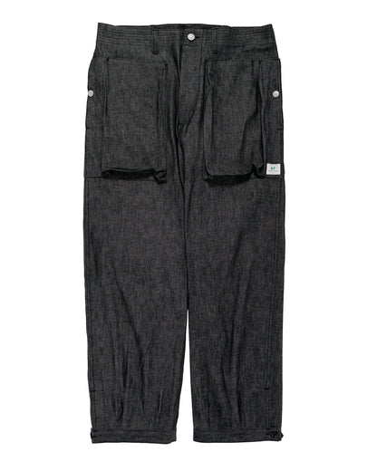Sassafras Digs Crew Pants 4/5 8oz Denim Black
