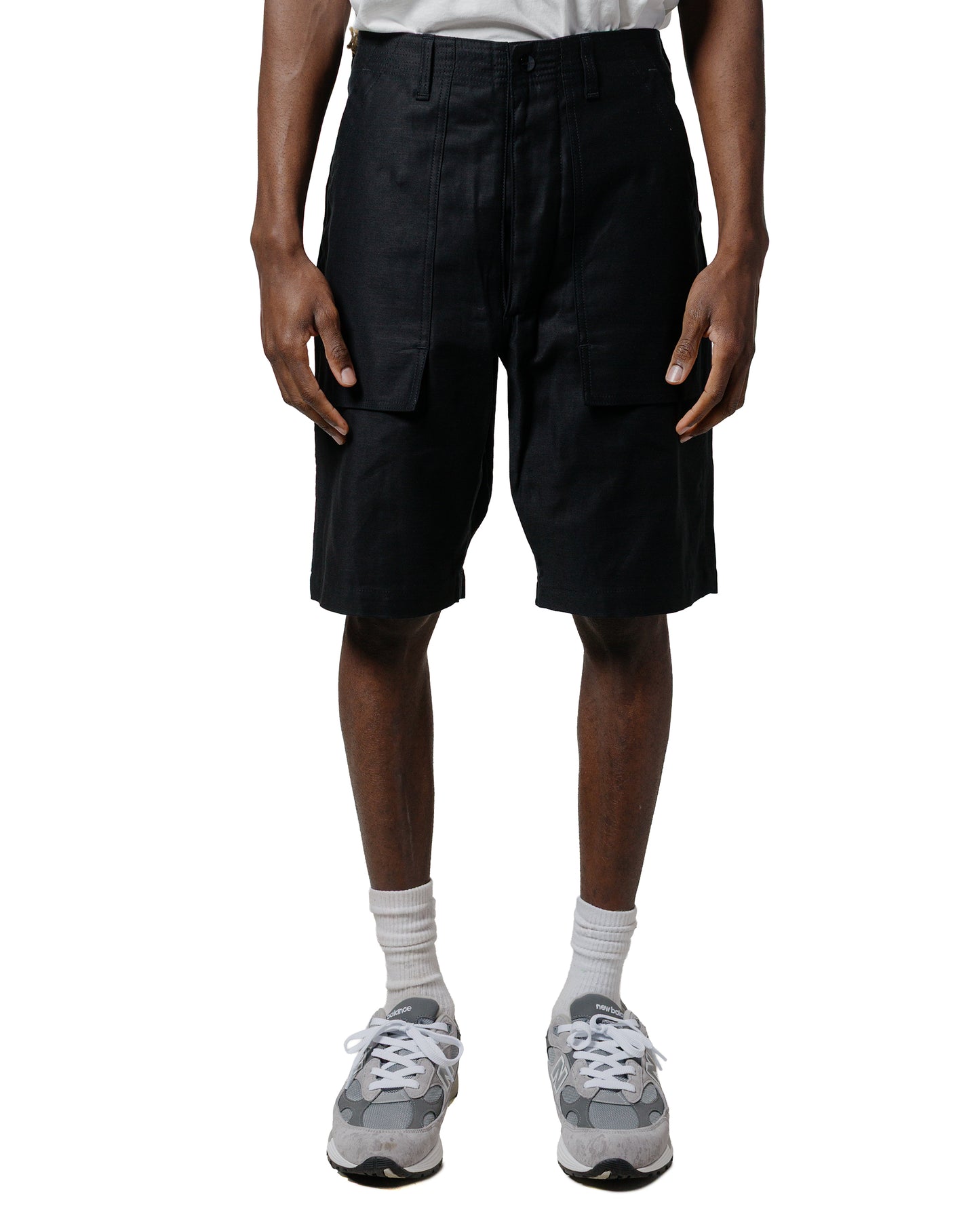 lost & found Sassafras Sassafras F.S Cultivator Pants 1/2 Back Satin Black