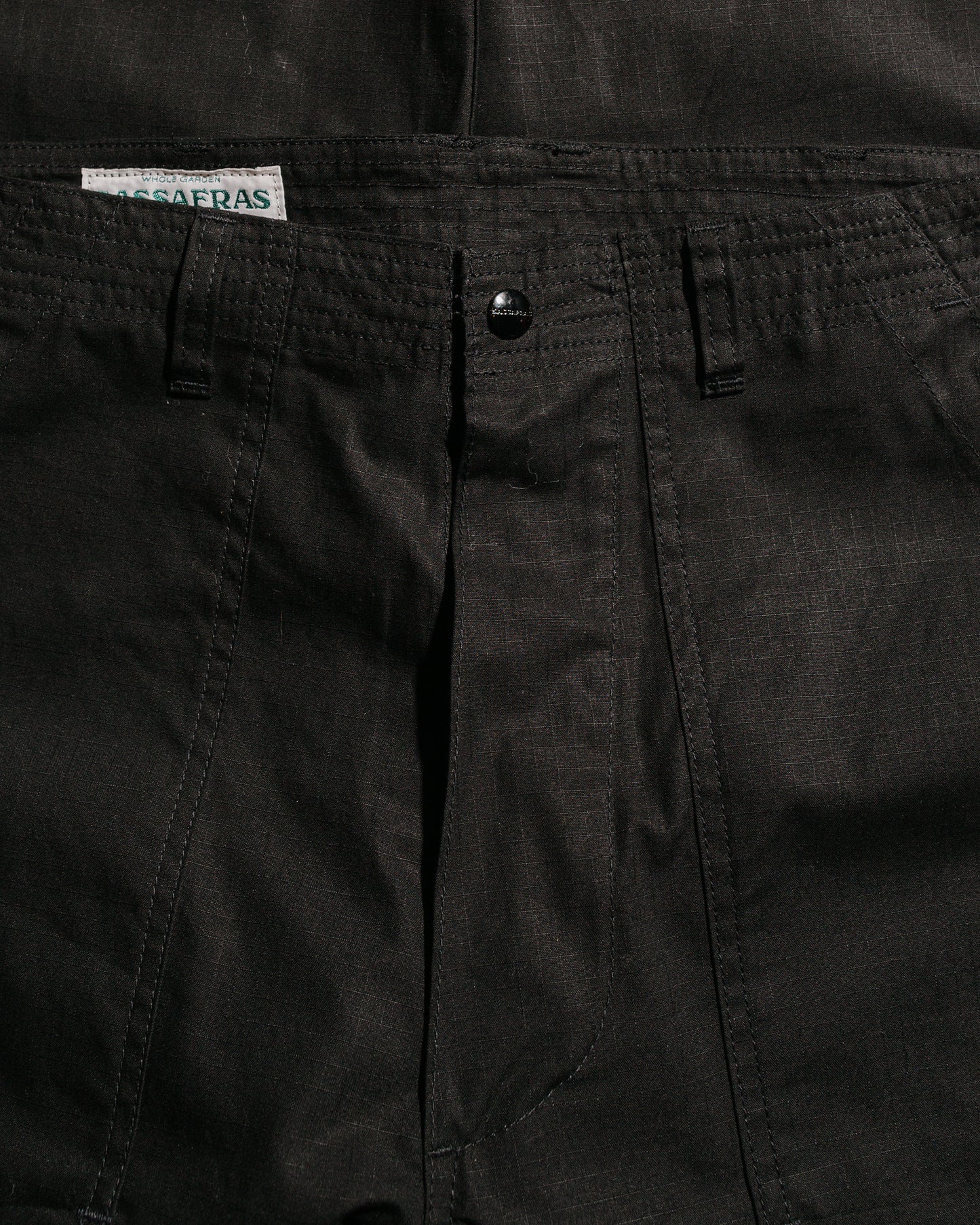lost & found Sassafras Sassafras F.S Cultivator Pants Army Ripstop Black