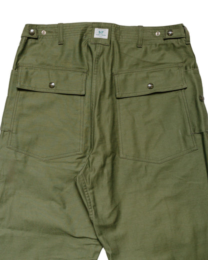 lost & found Sassafras Sassafras F.S Cultivator Pants Back Satin Olive