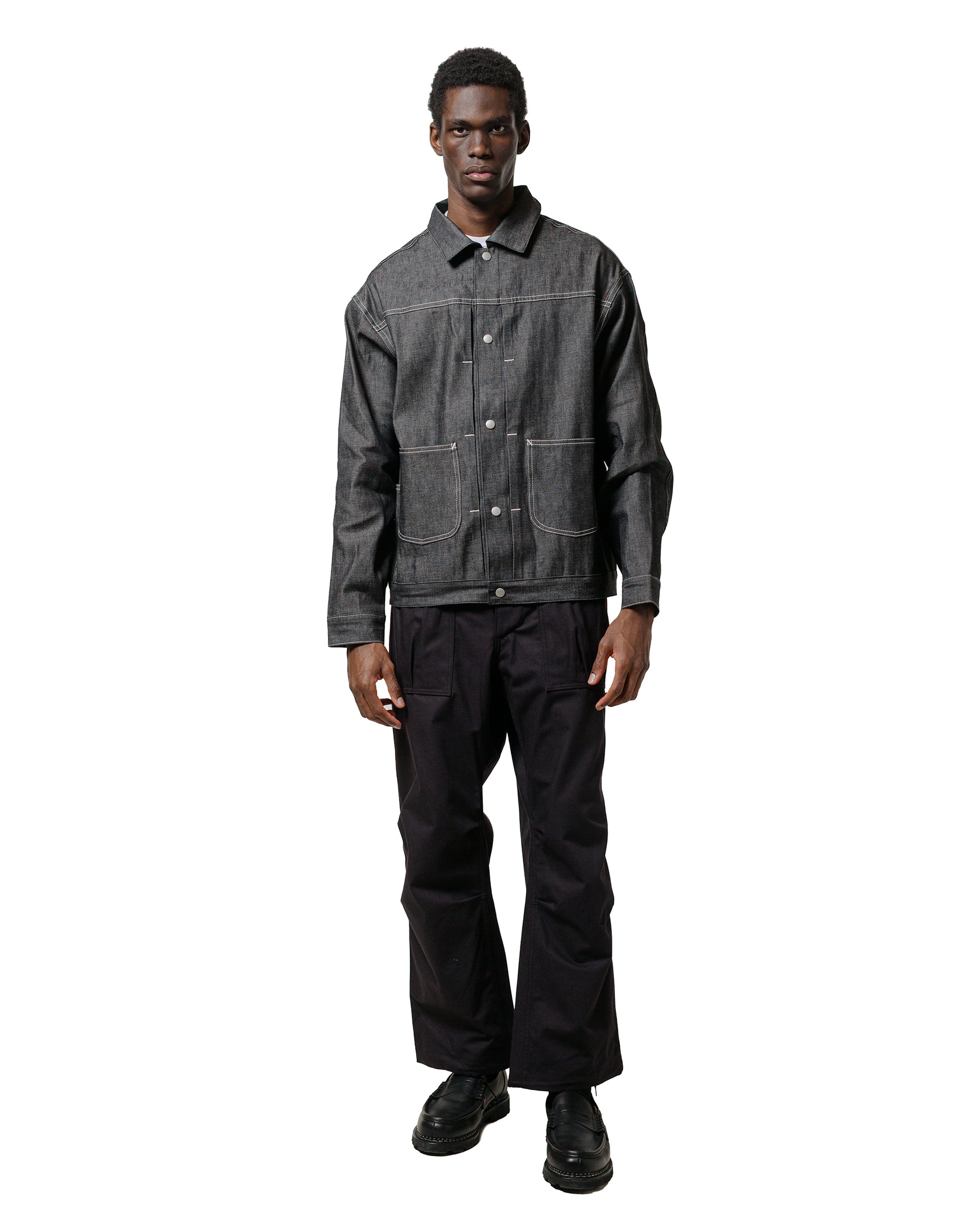 lost & found Sassafras Sassafras Gardeners Jacket 8oz Military Denim Black