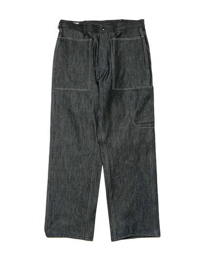 lost & found Sassafras Sassafras T.P. Landscaper Pants 13oz Slab Denim Black