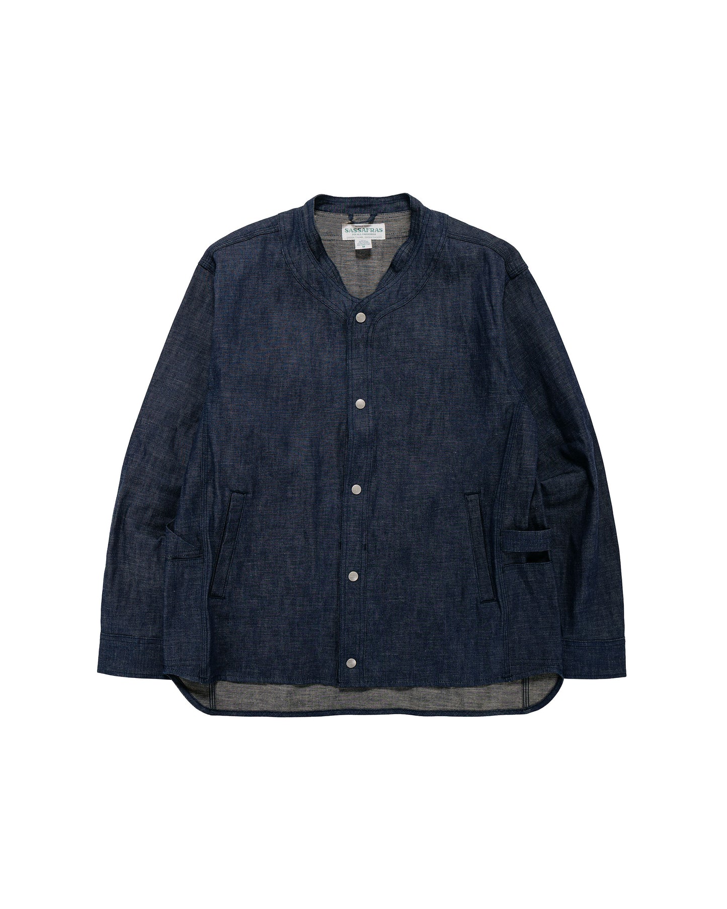 lost & found Sassafras Sassafras Vase Wall Gardener Jacket 8oz Military Denim Indigo