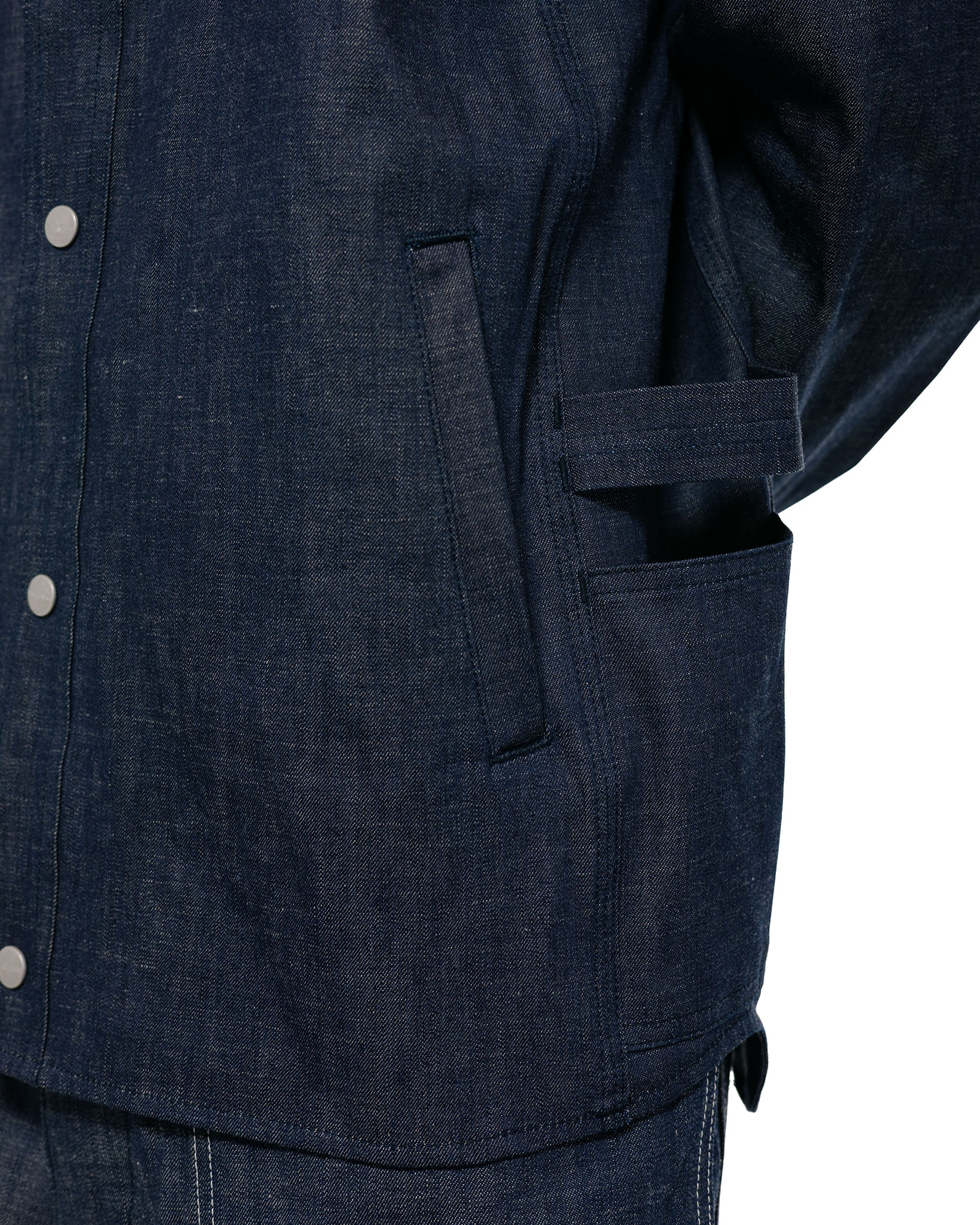 lost & found Sassafras Sassafras Vase Wall Gardener Jacket 8oz Military Denim Indigo