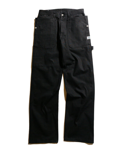 lost & found Sassafras Sassafras Fall Leaf Gardener Pants Selvedge Duck Black