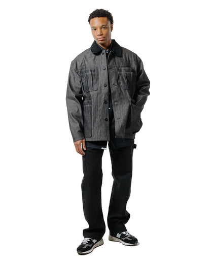 lost & found Sassafras Sassafras Fall Leaf Gardener Pants Selvedge Duck Black