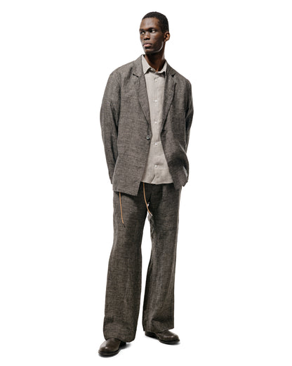 lost & found Seya. Seya. Nam Ou Zero Jacket/Linen Mesh Black Mix