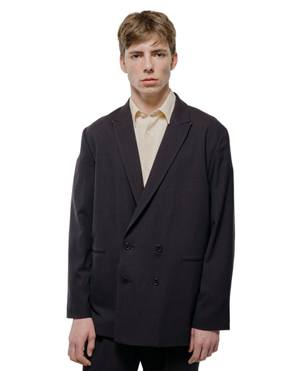 lost & found Seya. Seya. Travel Tailored Jacket/Summer Herringbone Mud Indigo