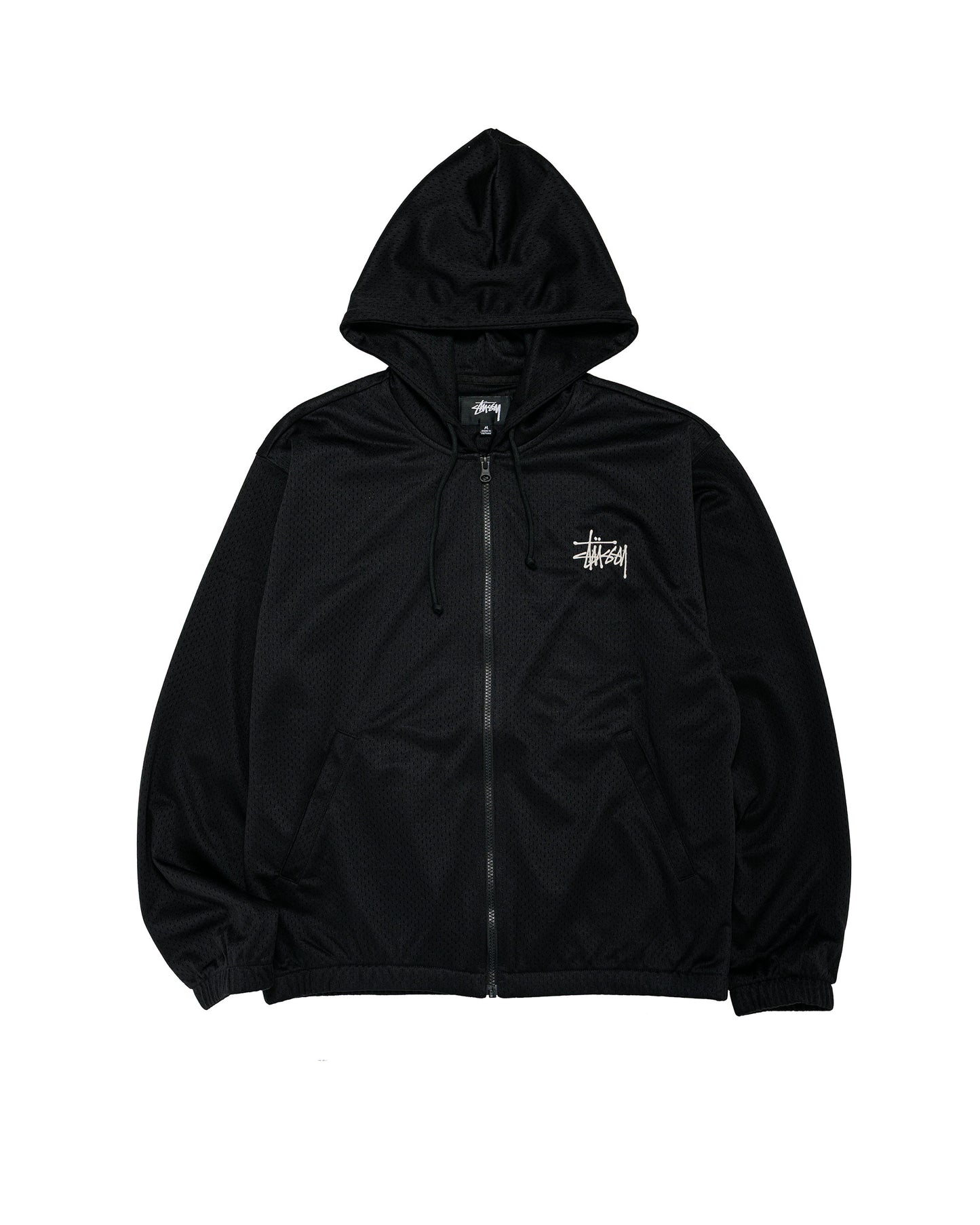 Stüssy Athletic Mesh Zip Hood Black