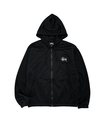 Stüssy Athletic Mesh Zip Hood Black