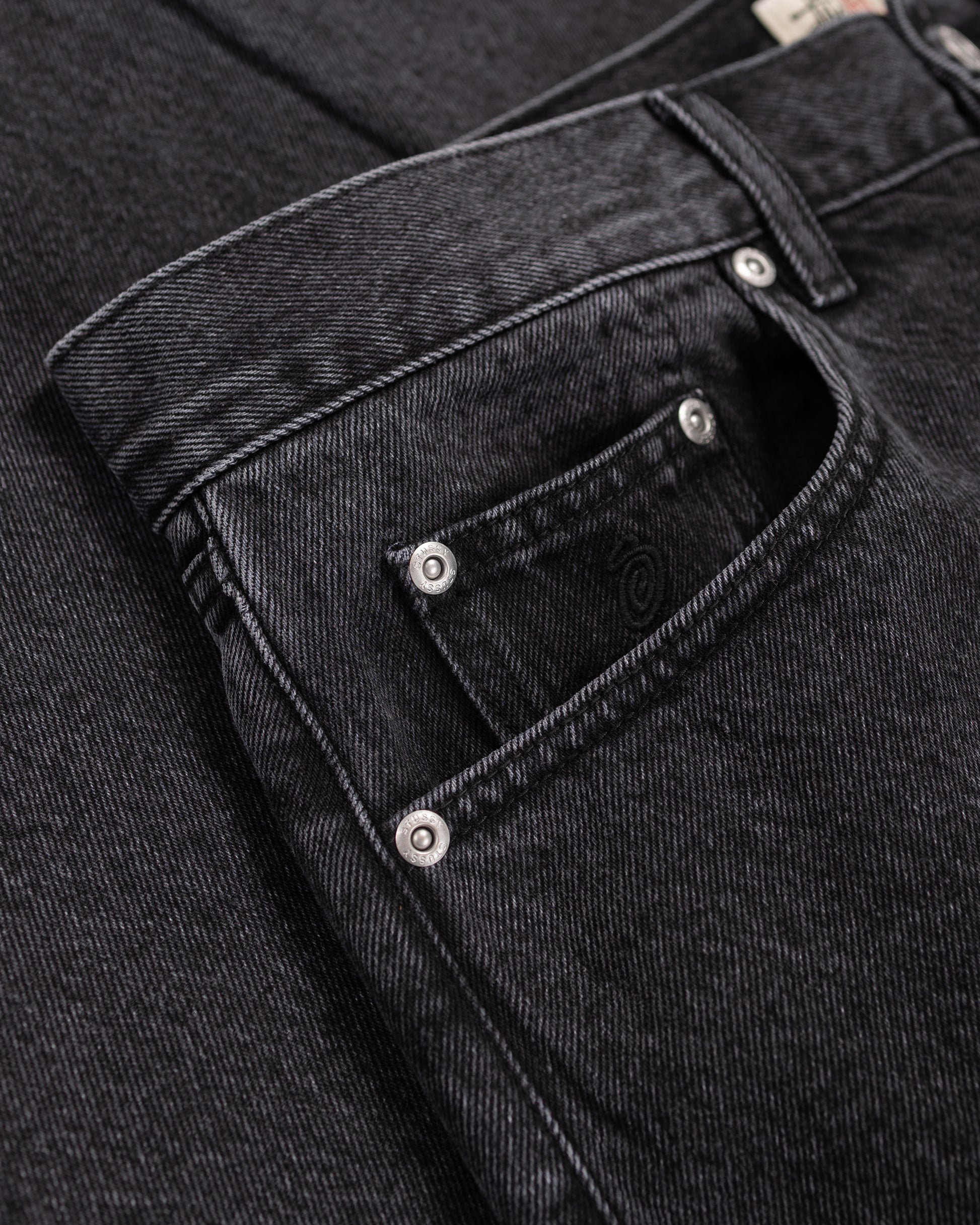 lost & found Stussy Stüssy Big Ol' Jean Denim Vintage Black