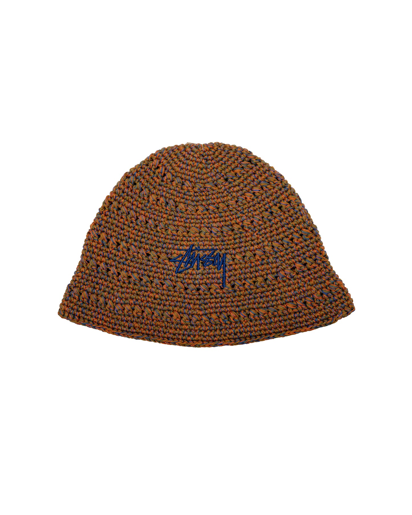 Stüssy Hemp Stock Knit Bucket Hat Multi Brown