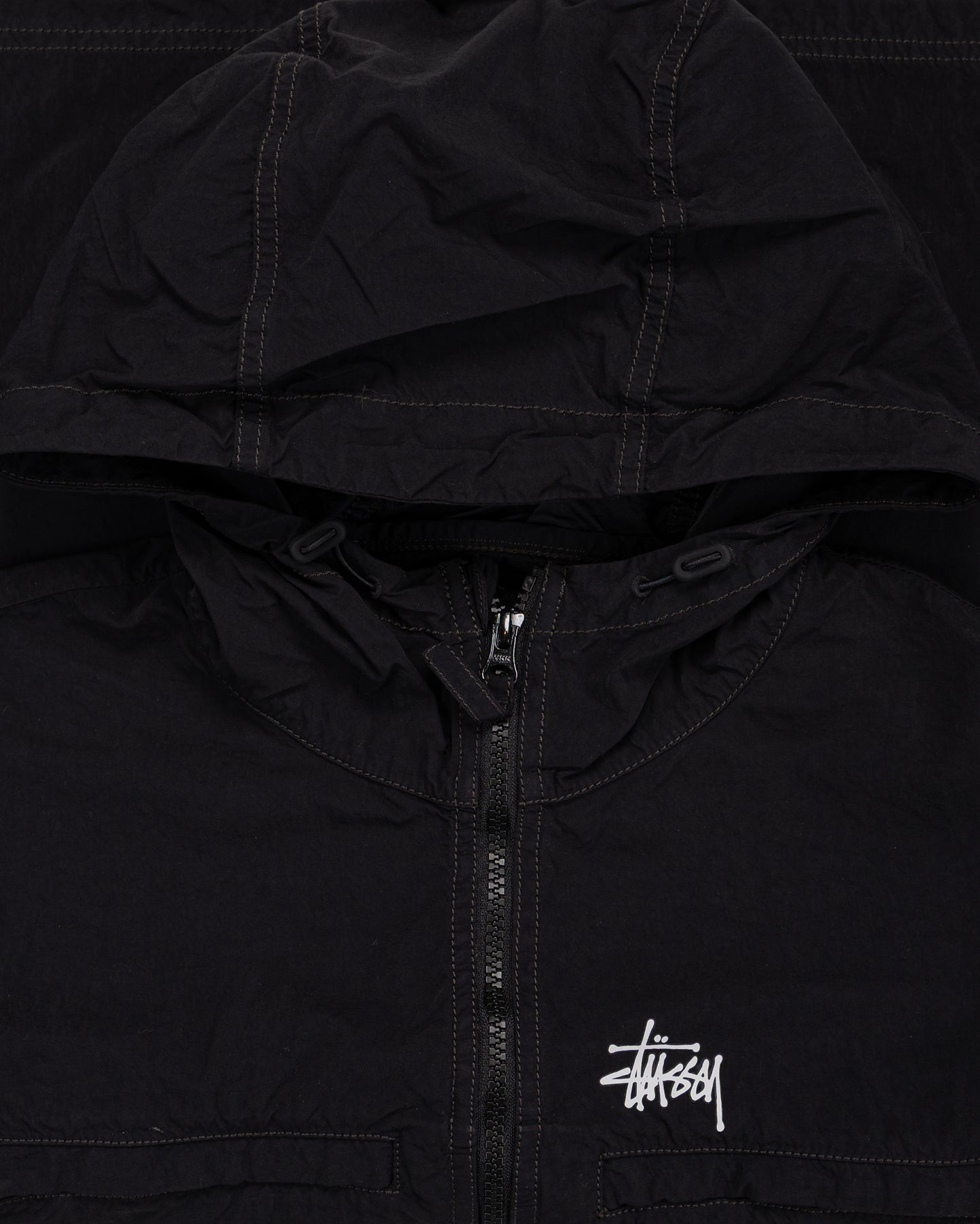 lost & found Stussy Stüssy Lightweight Hooded Jacket Black