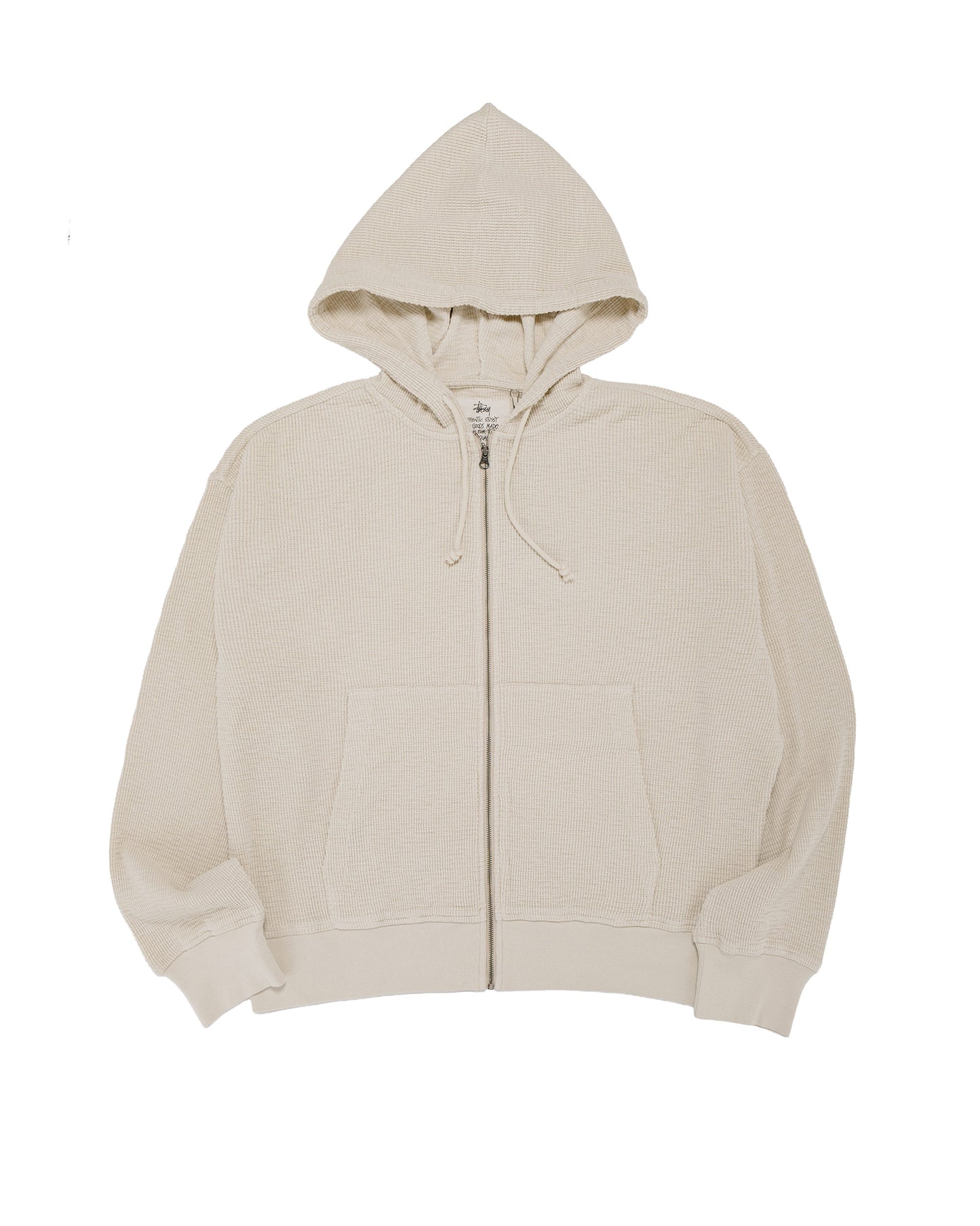 Stüssy Lightweight Thermal Hoodie Bone