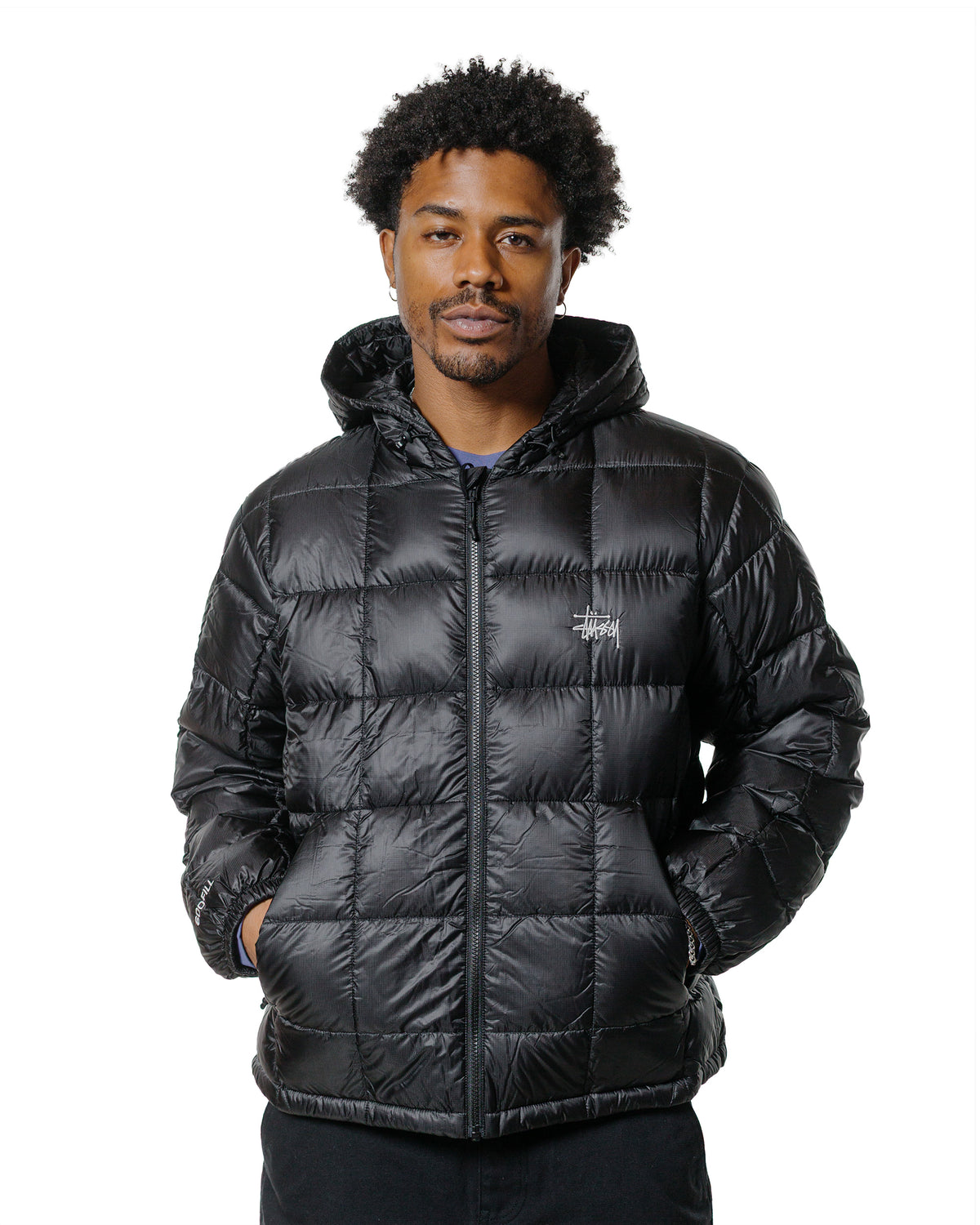 lost & found Stussy Stüssy Midweight Hooded Puffer Black