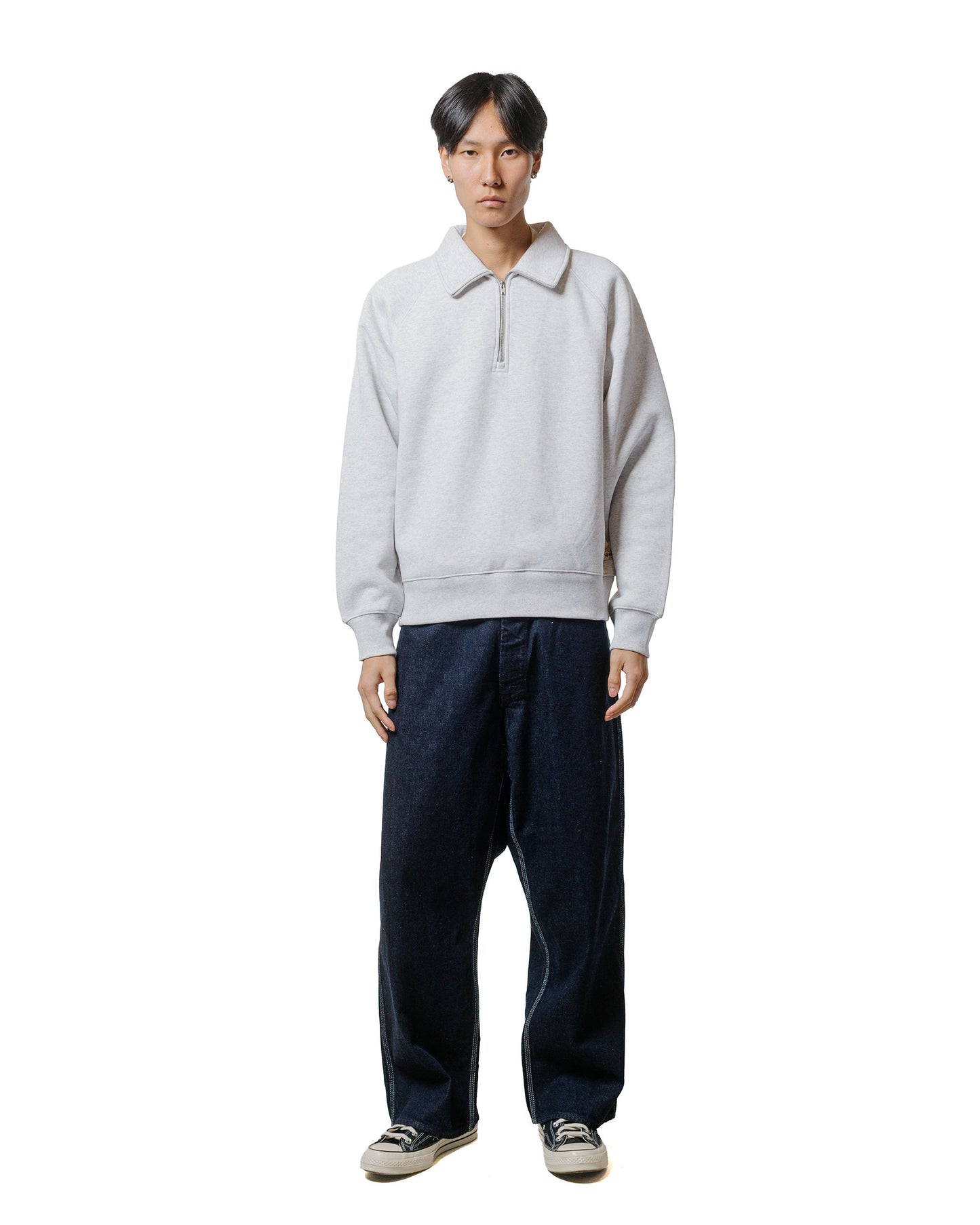lost & found Stussy Stüssy Relaxed Half Zip Ash Heather